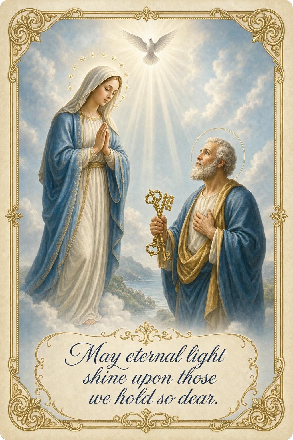 Holy card example 2